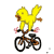 15. Animals on Bikes